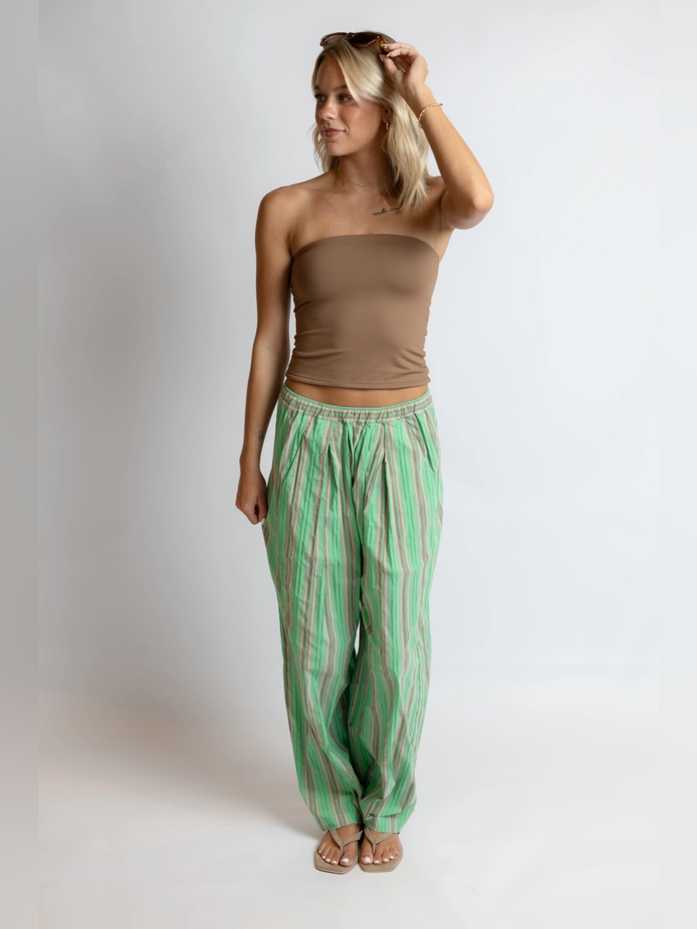 San Juan Striped Pants